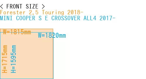 #Forester 2.5 Touring 2018- + MINI COOPER S E CROSSOVER ALL4 2017-